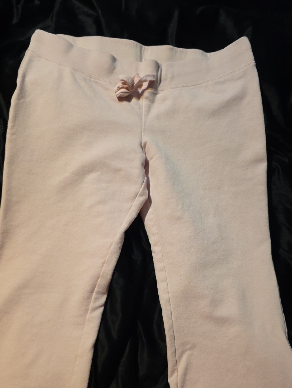 Aeropostale Light Pink Girls' Knit Leggings with Bow